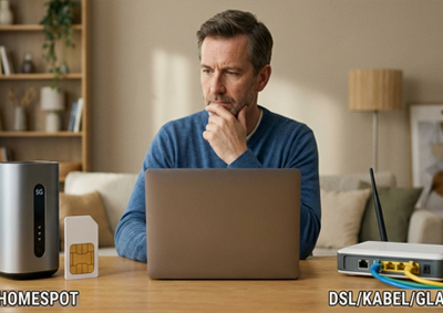 Homespot oder klassischer Internetanschluss? So finden Sie den passenden Tarif